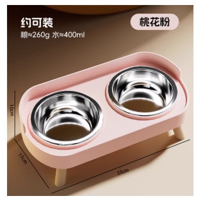 Пластиковая миска с стальными тарелочками