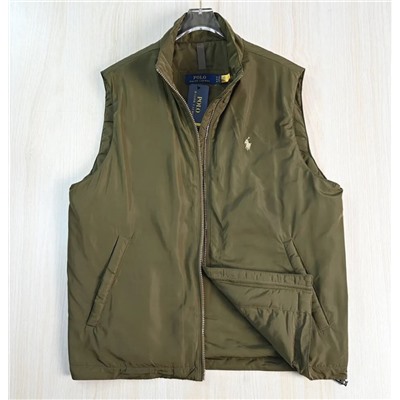 Мужской легкий тонкий хлопковый жилет с воротником-стойкой РАЛЬ*Ф Л