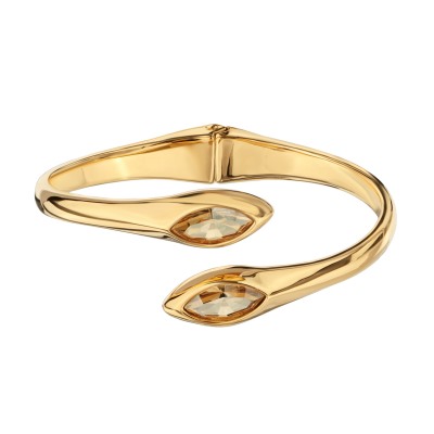 Браслет Эдем (кристаллы SW шампань; покрытие золото), Есть комплект