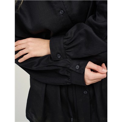 Синяя рубашка из крапивы