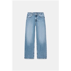 MID-WAIST STRAIGHT JEANS WITH SPARKLES