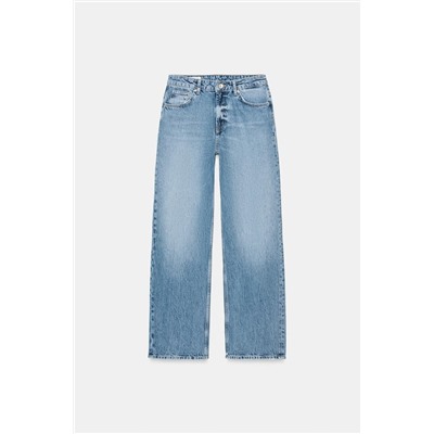 MID-WAIST STRAIGHT JEANS WITH SPARKLES