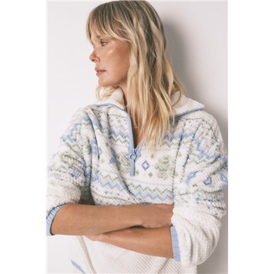 Pijama largo polar Jaquard