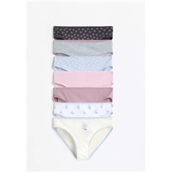 Pack 7 braguitas estampados desayuno
