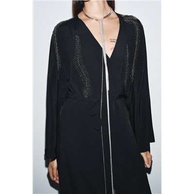 COLLAR GARGANTILLA FLECOS METÁLICOS