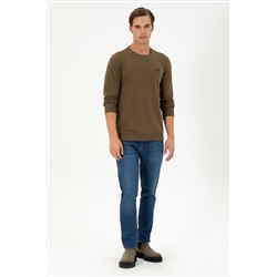 Erkek Haki Sweatshirt