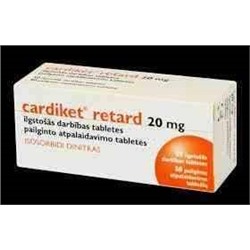 CARDIOKET retard 20 mg 50 tablet (аналог КАРДИКЕТ)