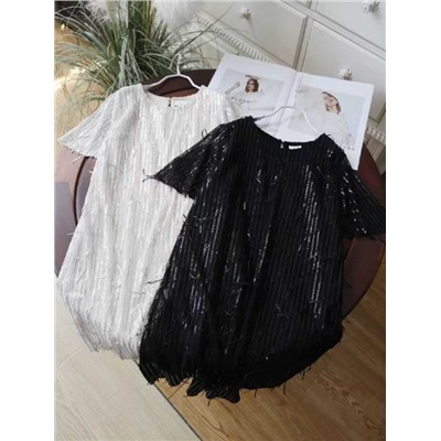 Нарядное детское платье с пайетками, ЭКСПОРТ ОСТИ*Н Цена на ЛАМОДА со скидкой 1750₽