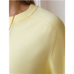 Свободный джемпер с рукавом 3/4 тонкой вязки из вискозы