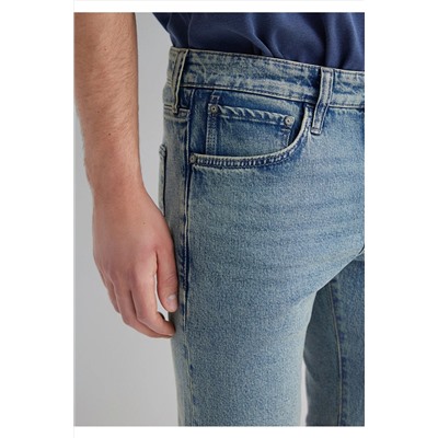 Mavi Tim Street Gölgeli Indigo Mavisi Jean Şort 0428489645