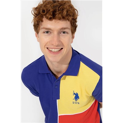 Erkek Mavi Polo Yaka Tişört