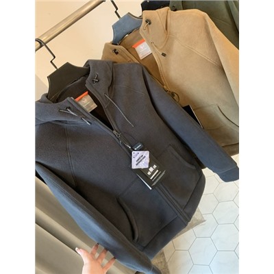 Плотная двухсторонняя флисовая мужская куртка