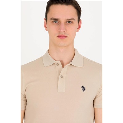 Erkek Taş Basic Polo Yaka Tişört