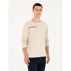 Camel Regular Fit Sweatshirt