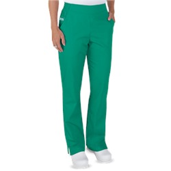 UA Butter-Soft STRETCH Scrubs Ladies PETITE Flat Front Pant with Back Elastic