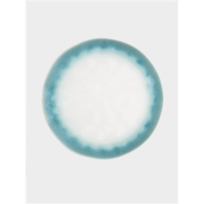 Тарелка обеденная, 26 см, голубая, Nuances