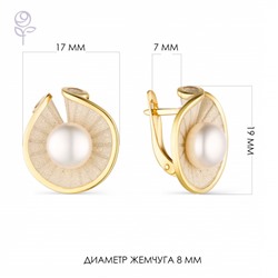 Серьги серебро 52850Y1H