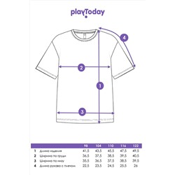 Футболка PLAYTODAY, 1073692
