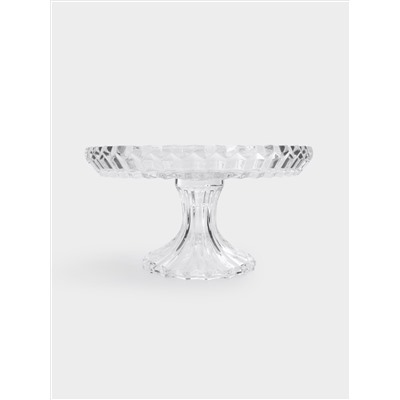 Блюдо, 22х12 см, на ножке, стекло Р, Saltaire