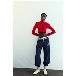 MOCK LAYER CROP T-SHIRT