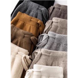 Теплые шерстяные штаны женские