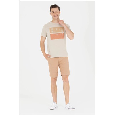 Erkek Taş Bisiklet Yaka Tişört