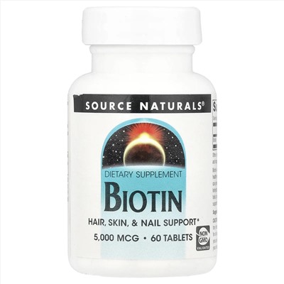 Biotin 5.000 mcg SOURCE NATURALS