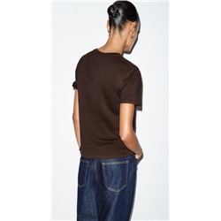 METALLIC PRINT T-SHIRT