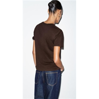 METALLIC PRINT T-SHIRT