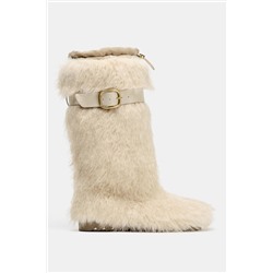 FAUX FUR BOOTS WITH STRAP SKI COLLECTION, CHARACTERISTICS