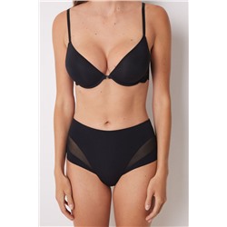 Braga reductora alta negra encaje