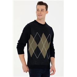 Erkek Lacivert Kazak