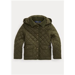 Girls 2-6x Water-Resistant Barn Jacket
