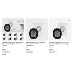 Diptyqu*e 🎁диффузор для дома/ автомобиля. Подарочный набор из 3-х предметов