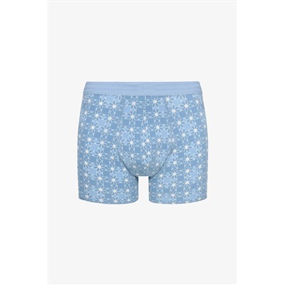 Penti Erkek Pamuklu Blue Design Çok Renkli 3lü Boxer