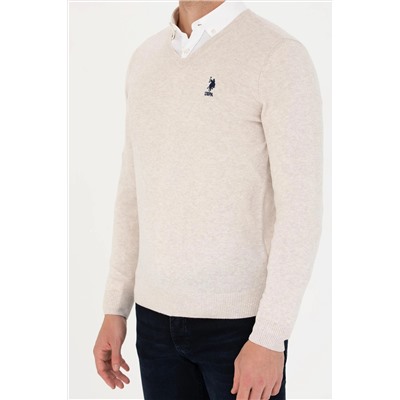 Erkek Taş Melanj Basic Kazak