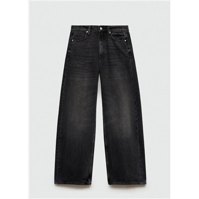 Jeans balloon tiro alto