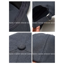 Бейсболка унисекс из смесового льна и хлопка  H&*M 🖤