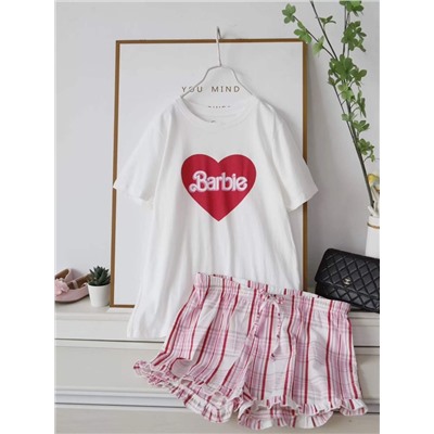 Женский лёгкий костюм/ пижама Материал: 65% хлопок, 35% вискоза