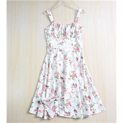 Шелковое эластичное платье с принтомЭкспорт