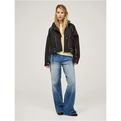 Синие базовые джинсы с градиентом