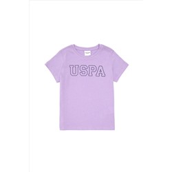 Erkek Çocuk Lila Basic Bisiklet Yaka Tişört