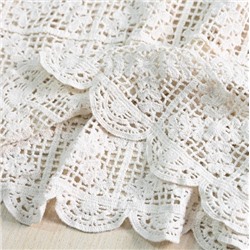 Ажурная крючковая цветочная повседневная блузка-платье