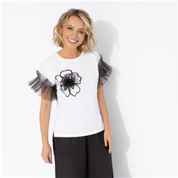 Футболка комбинированная с сеткой, Видно издалека