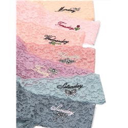 Victoria's Secret 7-Pack Lace Thong Panties