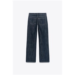 JEANS TRF WIDE LEG TIRO BAJO