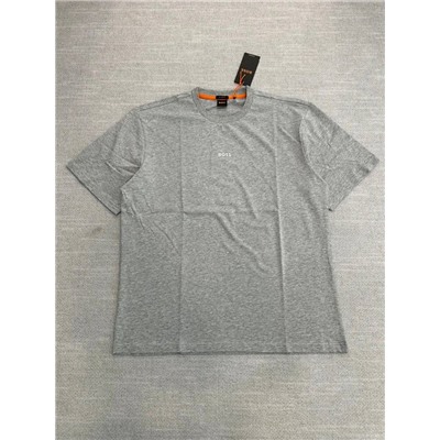 Базовая футболка с небольшим вышитым логотипом  (5 цветов ) ХУГ*О