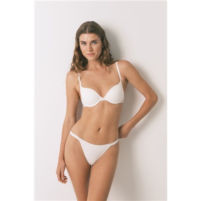 Sujetador push up GORGEOUS algodón blanco