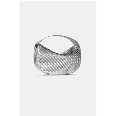 BRAIDED-EFFECT HANDBAG