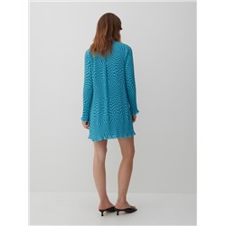 Midikleid Plisseestoff